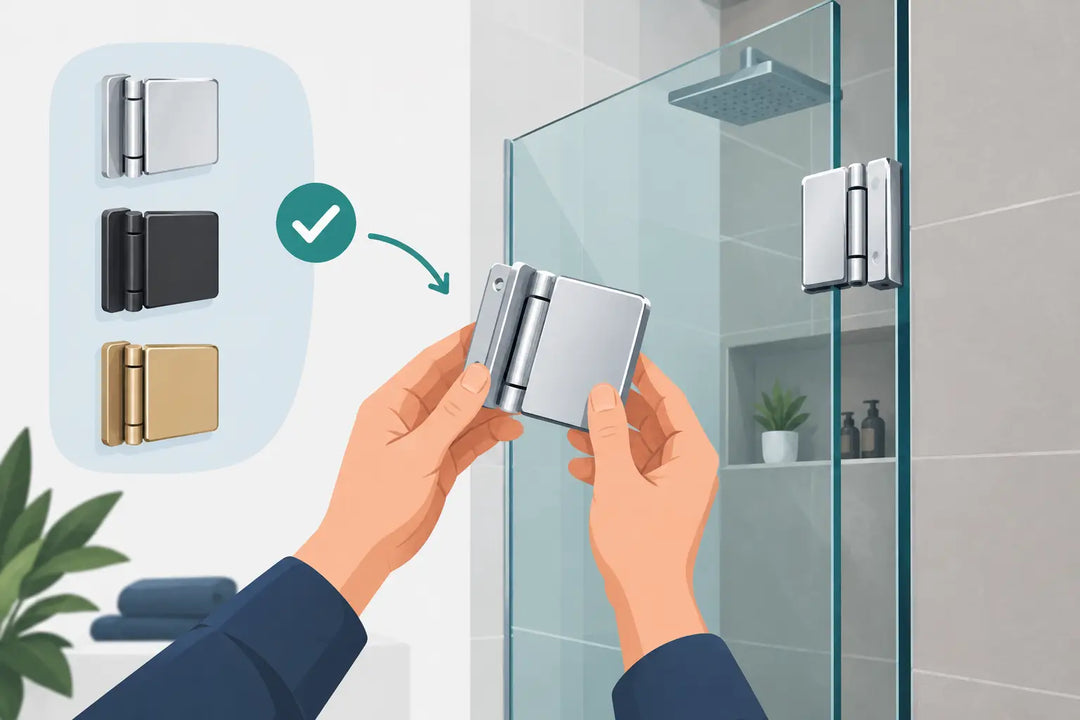 How to Match Replacement Shower Hinges Safely