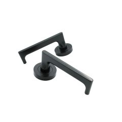 SYMPHONY EXT ROUND ROSE HALF SET &amp; LEVER 118 Polyester Powdercoat - 1220/118PC