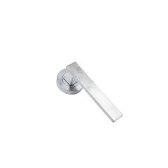 SYMPHONY EXT ROUND ROSE HALF SET &amp; LEVER 101 Satin Chrome - 1220/101SC