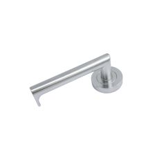 SYMPHONY EXT ROUND ROSE HALF SET &amp; LEVER 102 Polyester Powdercoat - 1220/102PC