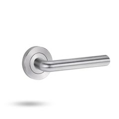 SYMPHONY 104 LEVER ON ROUND ROSE FULL SET Chrome Plate - 1220/1221/104CP