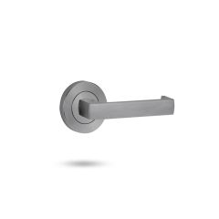 SYMPHONY 112 LEVER ON ROUND ROSE FULL SET Polyester Powdercoat - 1220/1221/112PC