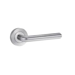 SYMPHONY 104 LEVER ON ROUND ROSE FULL SET Satin Chrome - 1220/1221/104SC