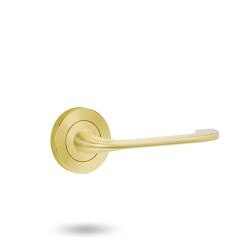 SYMPHONY 115 LEVER ON ROUND ROSE FULL SET Polished Brass - 1220/1221/115PB