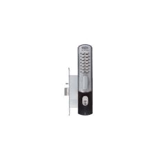 DX DIGITAL KEYPAD 3572 MORTICE 60MM BACKSET KEY OVERRIDE NO CYL LH TP Satin Chrome - 3572DXKOLSCNCY