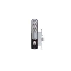 DX DIGITAL KEYPAD 3572 MORTICE LOCK 60mm BACKSET KEY OVERRIDE RIGHT HAND Satin Chrome - 3572DXKORSC