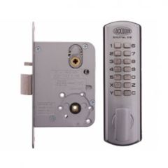 DX DIGITAL KEYPAD 3572 MORTICE LOCK 60mm BACKSET LEFT HAND Satin Chrome - 3572DXLSC