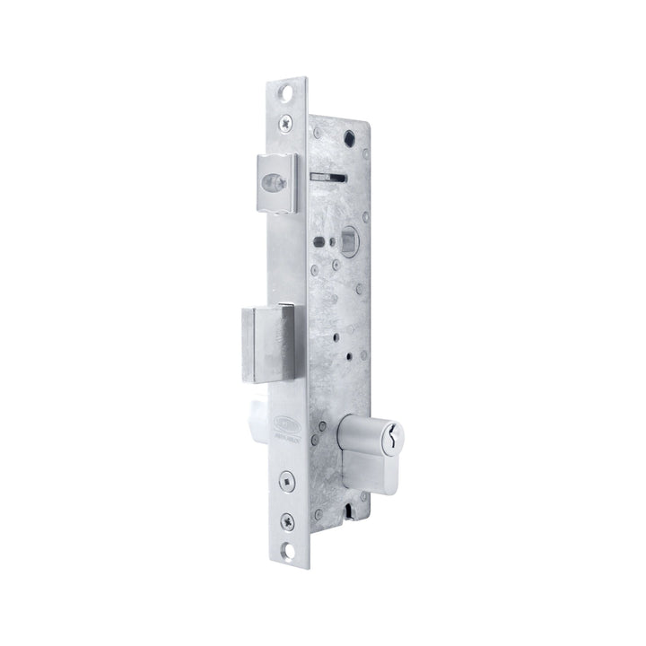 Lockwood Induro 2-Point Mortice Lock – 40mm Backset – Satin Stainless