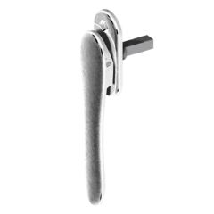 UNO Twinbolt bifold door handle in satin chrome P83001SC