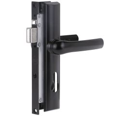 Yale Quattro Hinged Security Door Lock no CYLINDER Black