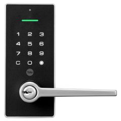 YALE LIBI DIGITAL LEVER KEYED SATIN NICKEL Satin Nickel Plate - YLBL226NRSN