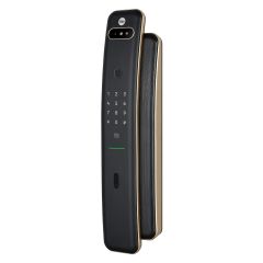 YALE LUNA PRO+ 60MM BACKSET CHAMPAGNE GOLD WITH YALE HOME MODULE CHAMPAGNE GOLD - YLN/60/HK/CG