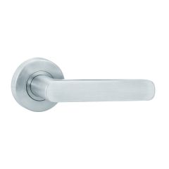 Yale Simplicity Lever 3 satin stainless passage handle set YSH1/S3NLSS