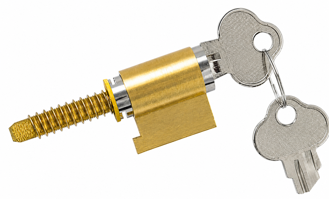 4 - 8210 Lock Cylinder and Keys for Sliding Patio Door Suit 4-8610