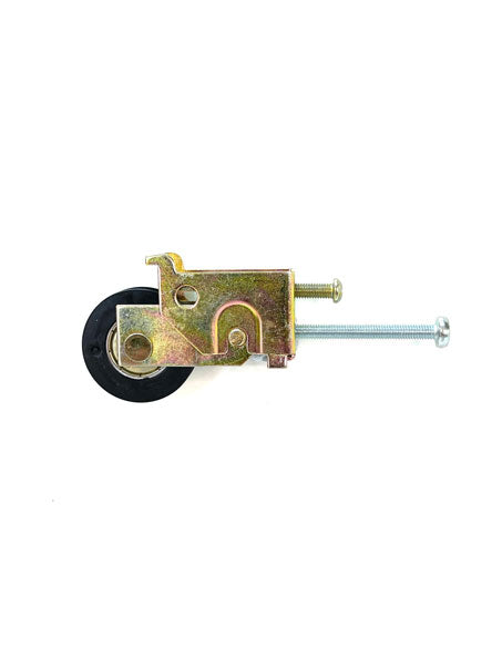 Adjustable door carriage and acetal roller. Suits Boral, KM cyclone, G james & wardrobes.