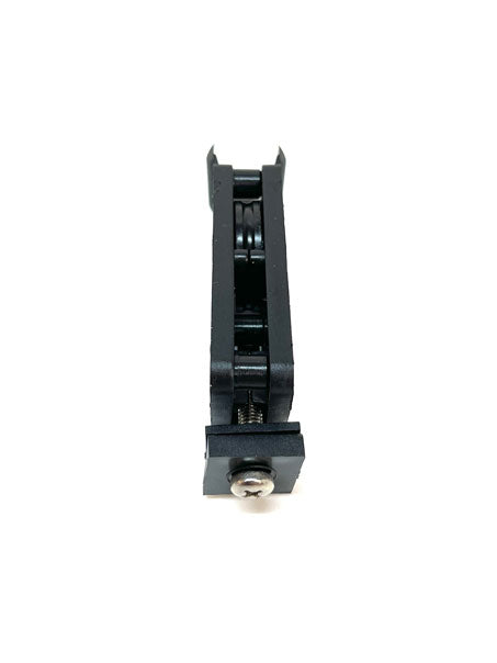 Adjustable sliding glass door carriage with roller