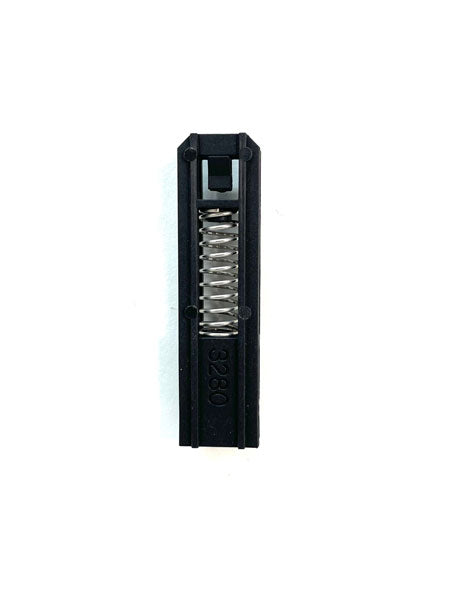 3 - 3280 Sliding screen door spring-loaded bottom guide