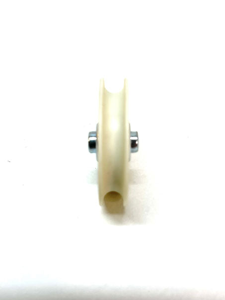 3 - 4130 Acetal grooved roller 36mm Diamete Axle 6.4mm Suits Dowell