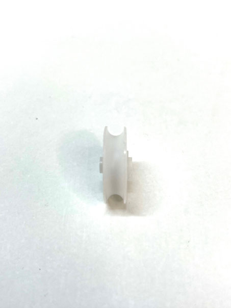 3 - 4250 Acetal grooved roller &amp; plastic axle